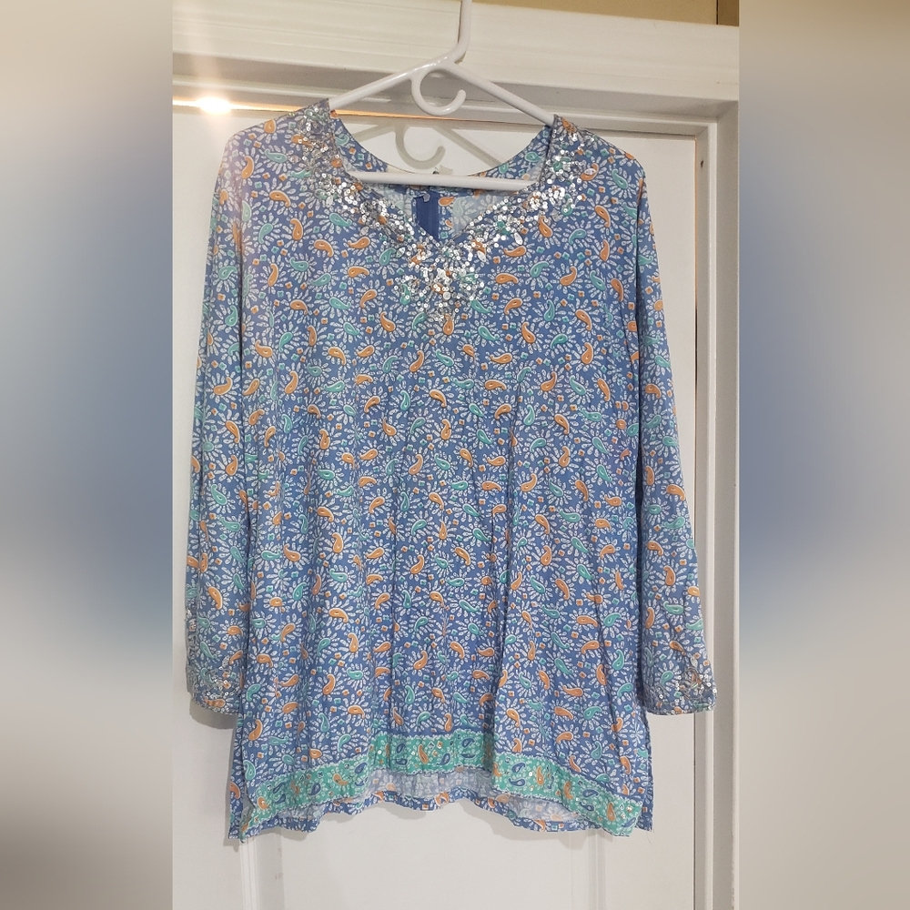 Boho long sleeve blouse